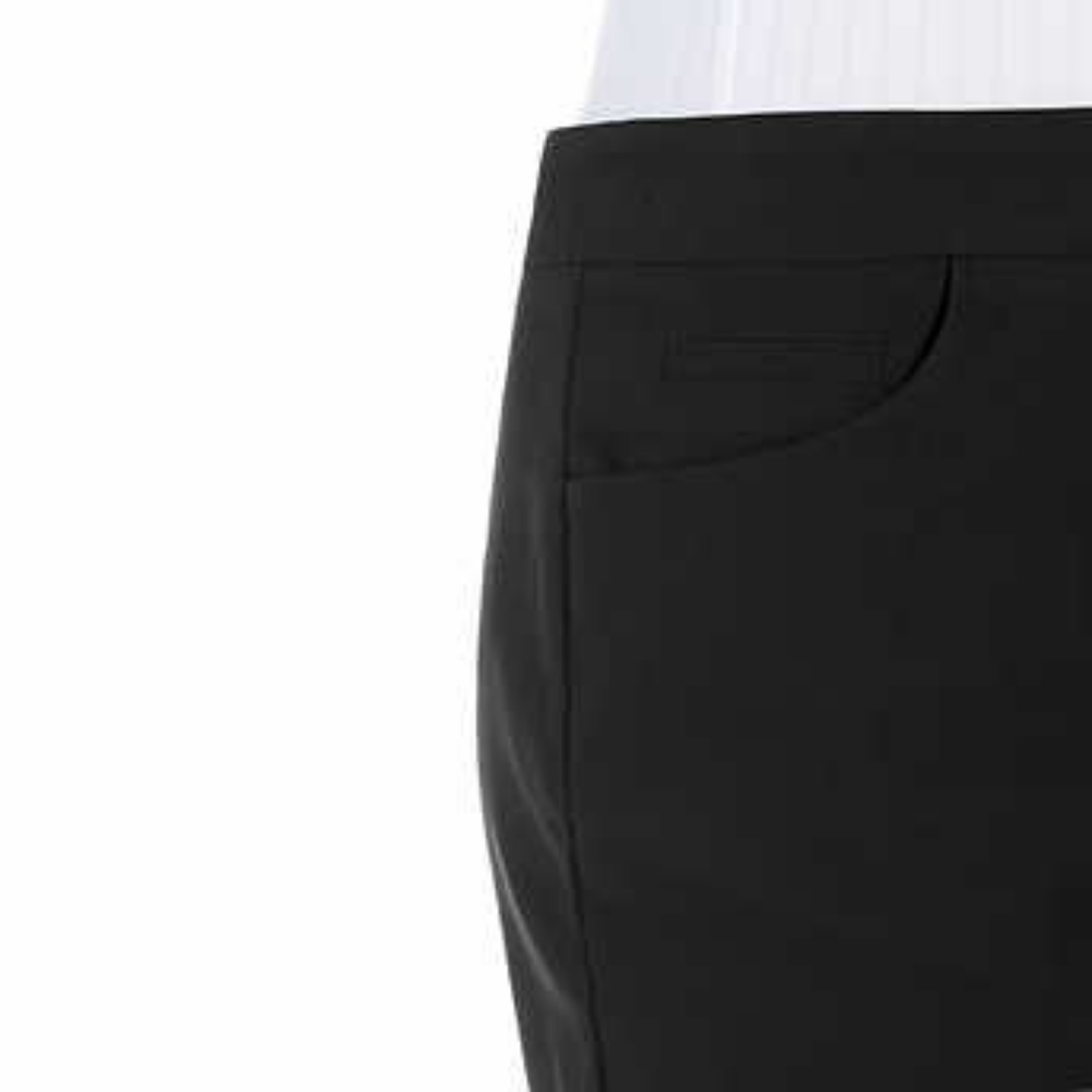 NEW Hilary Radley Ladies' BLACK Super Stretch Skort A Line Skirt Short S S… - Picture 4 of 5
